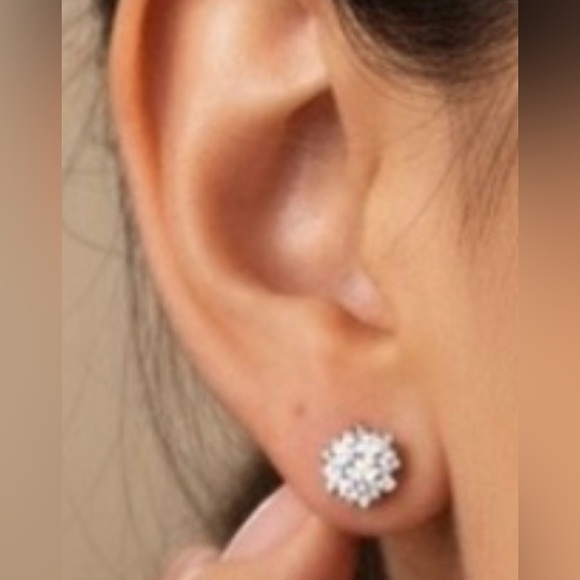 Diamond Stud Earrings | .55tcw| New in box w receipt - Picture 1 of 6